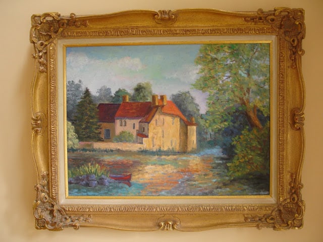 WorthingCourt.blogspot.com: Oil Painting of Tuscan Villa