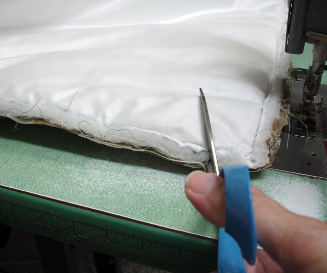 How to make a pillow sham via Worthing Court blog