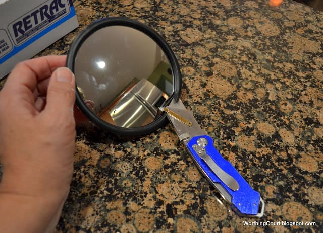 How to make a convex mirror via Worthing Court blog