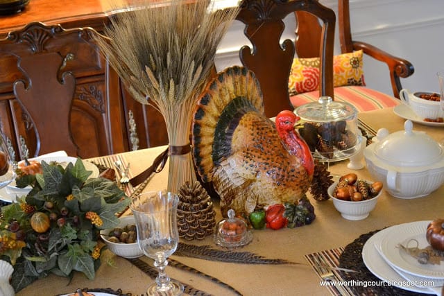 Thanksgiving table via Worthing Court blog