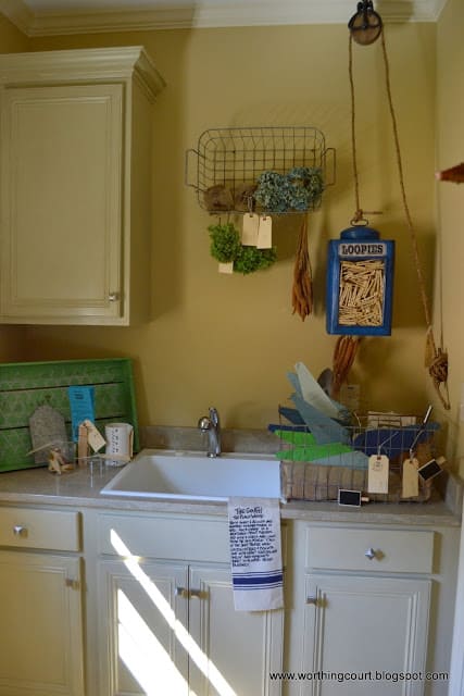 Laundry room via Worthing Court blog