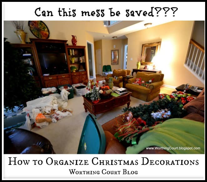 This easy method for organizing my Christmas decor was a life saver ...
