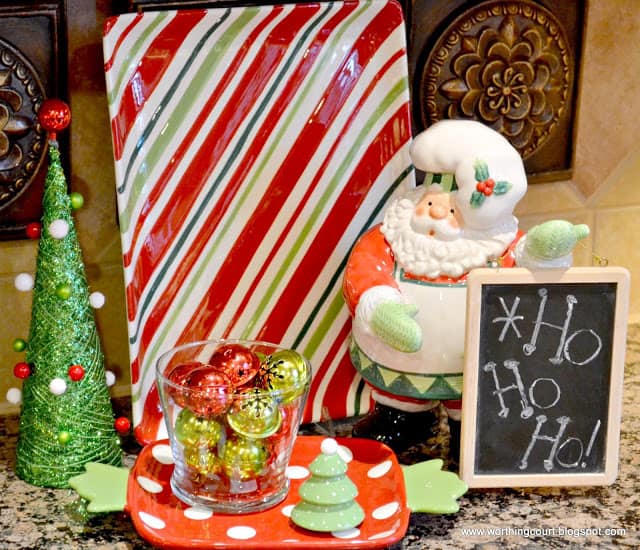 Kitchen Christmas tree and decor via Worthing Court blog Kitchen Christmas tree and decor via Worthing Court blog
