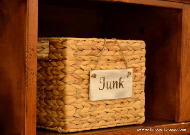 Rustic entertainment center via Worthing Court blog