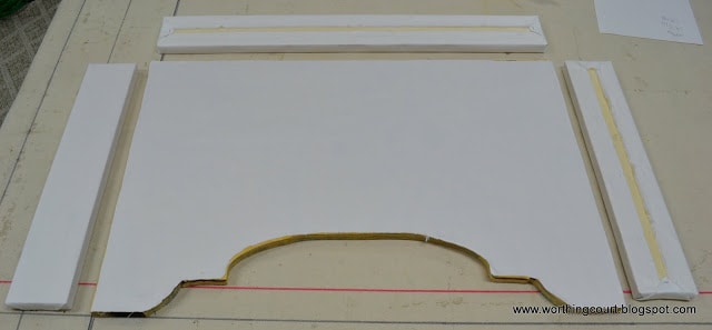 How to make an upholstered cornice via Worthing Court blog