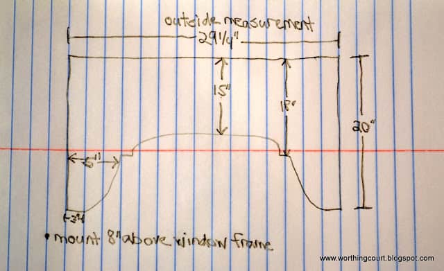 How to make an upholstered cornice via Worthing Court blog