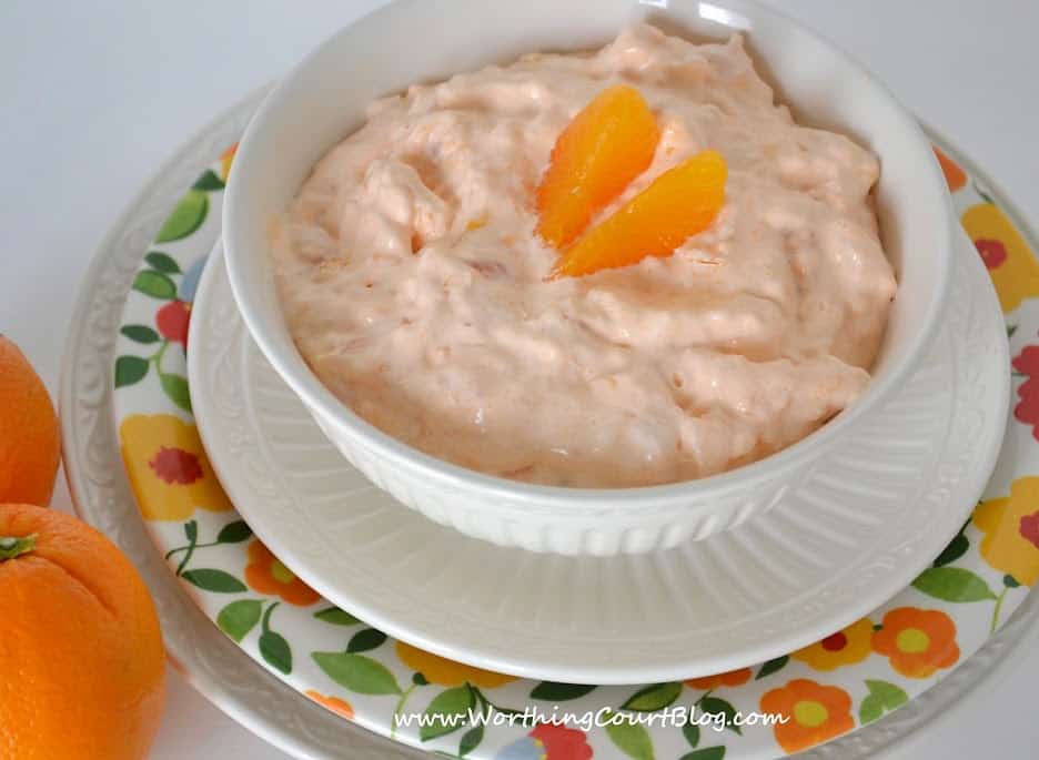 Jello with Cool Whip Mandarin Orange Salad