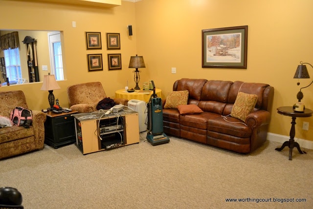 basement before
