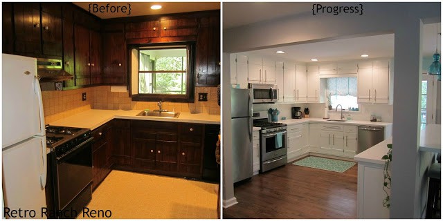 Kitchen Before & After - w. text