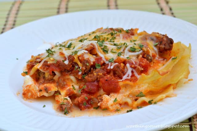 WorthingCourt.blogspot.com: My Favorite Lasagna Recipe