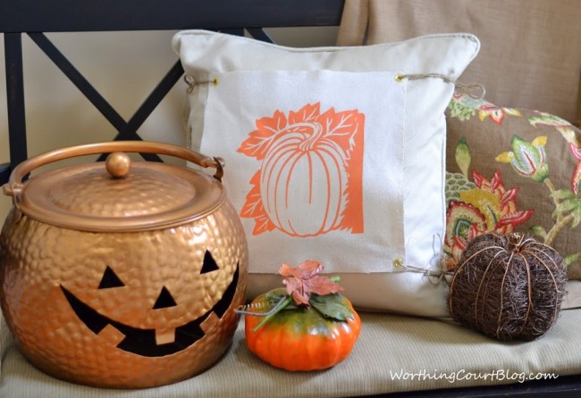 Pumpkin changeable pillow cover