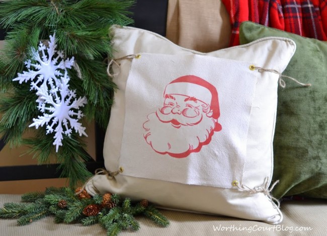 Santa changeable pillow cover