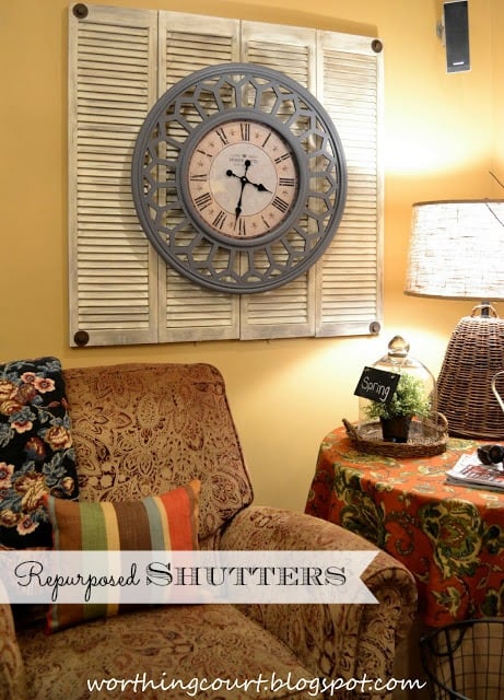 Repurposed Shutters.