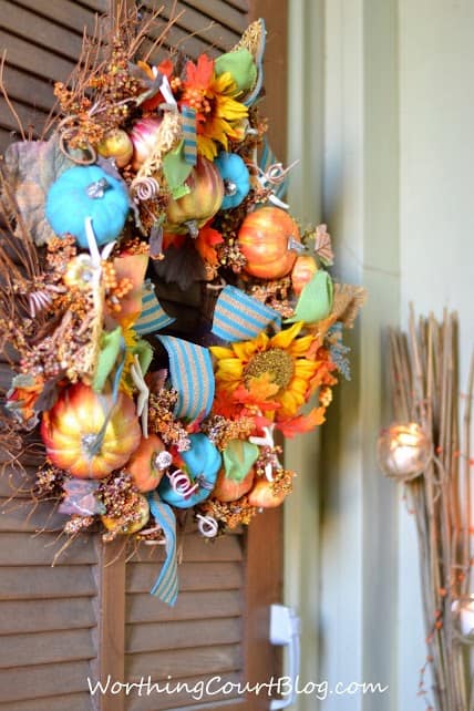 Worthing Court: Fall wreath