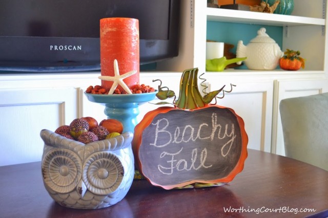 Worthing Court: Beachy fall vignette