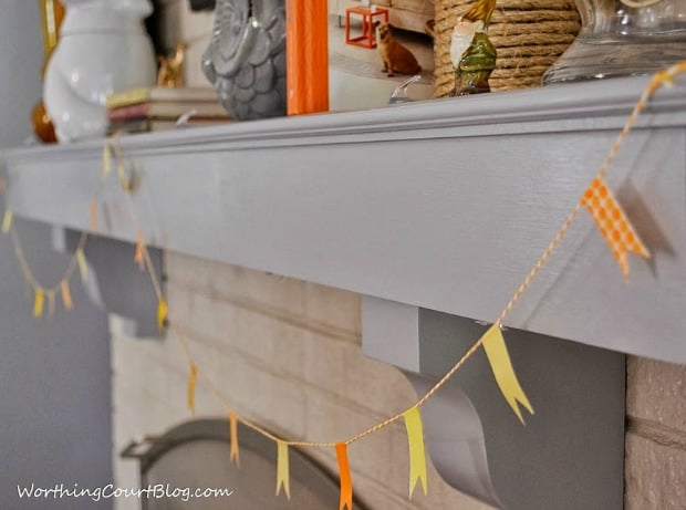 Worthing Court: Easy washi tape fall garland