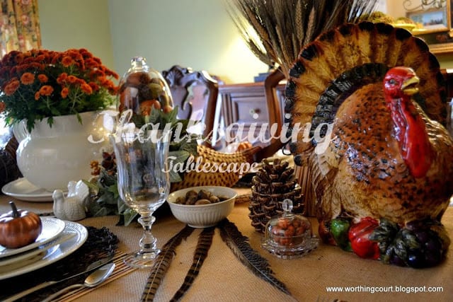 Thanksgiving tablescape