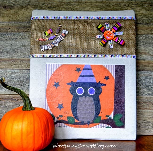 Worthing Court: Halloween No-Sew Fabric Art