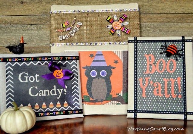 Worthing Court: Halloween No-Sew Fabric Art