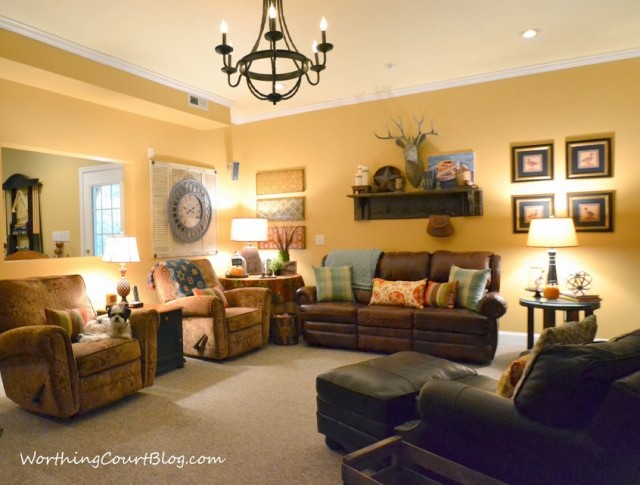 Worthing Court blog: basement family room