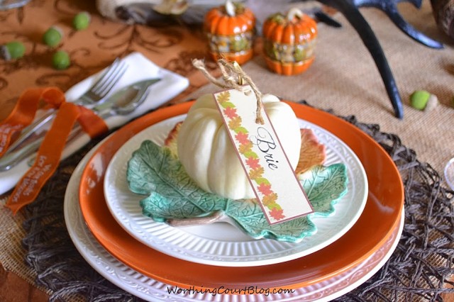 Worthing Court: Free Thanksgiving or Fall Placecard Printable