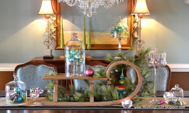Worthing Court: Christmas tablescape
