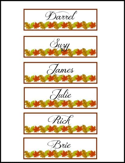  Worthing Court: Example of free Thanksgiving or Fall printable