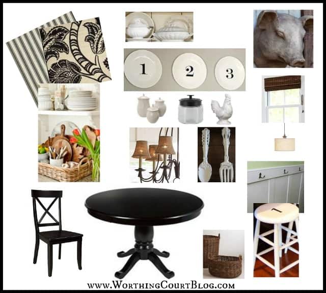 Farmhouse Kitchen Moodboard