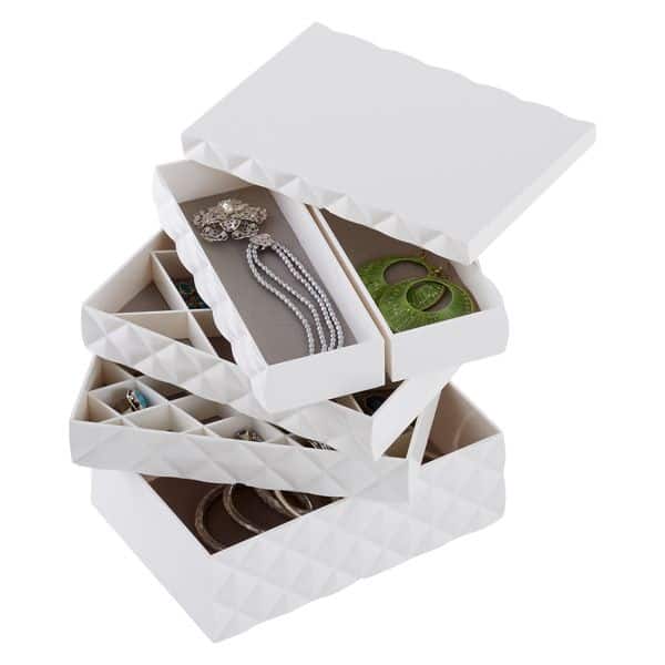 stylish jewelry organizing trays