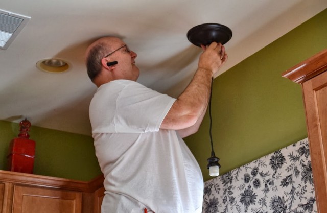 How to change an existing can light to a pendant light in 5 minutes.