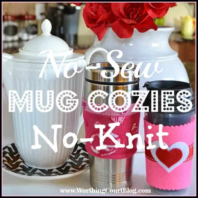 How to make no-sew, no-knit cup cozies