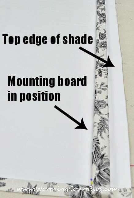 How to make a no sew faux roman shade