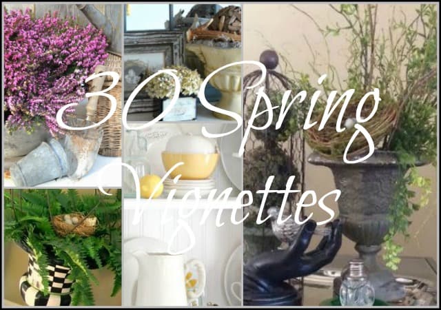 A roundup of 30 spring vignettes