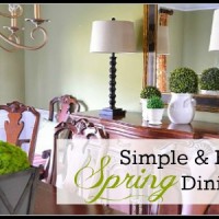 Spring-Decor-in-the-Dining-Room featured image