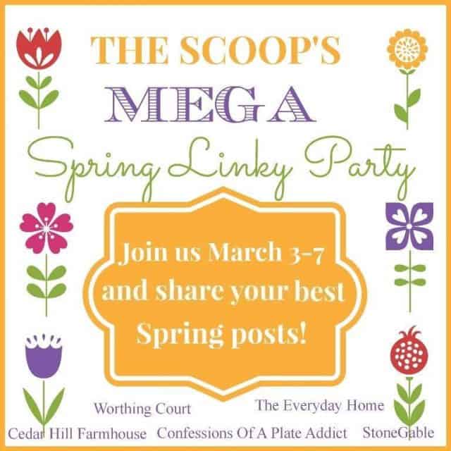 Looking for Spring inspiration or have a Spring project? You'll want to check out this link party that will be hosted by over 30 blogs!