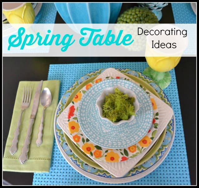 Spring means an explosion of colors as nature comes back to life after a long and dreary winter. Set a beautiful spring table filled with all of the colors of spring. Gone are the days of matchy matchy dishes. Mix up your patterns for loads of beauty and interest. || Worthing Court Blog