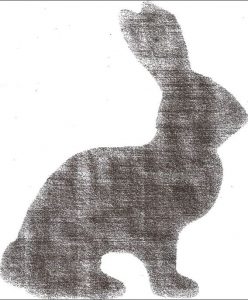 Bunny silhouette template :: WorthingCourtBlog.com