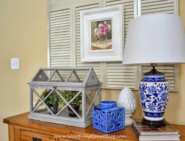 Layer accessories in your room decor for a finished look :: WorthingCourtBlog.com