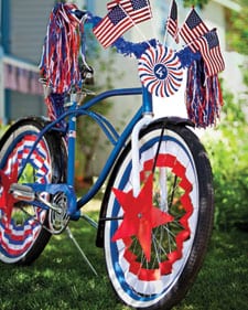 Patriotic bicycle