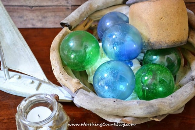 How To Make Glass Fishing Floats Using Clear Christmas Ornaments