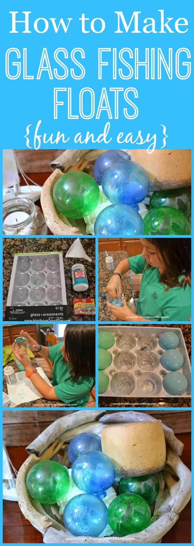 How to make glass fishing floats. Fun and easy!