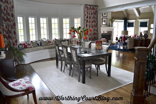 Chic Chateau show house dining room