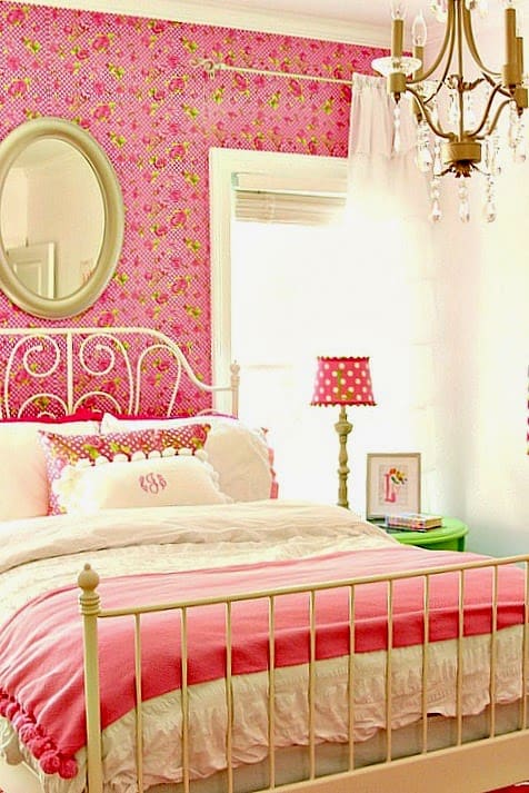 Pretty girl's bedroom makeover