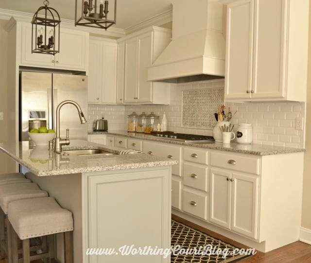 A classic white kitchen