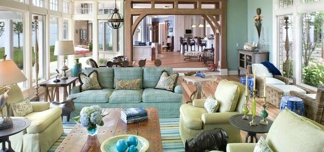 Inspiring Ideas for Green and Blue Living Room Decor