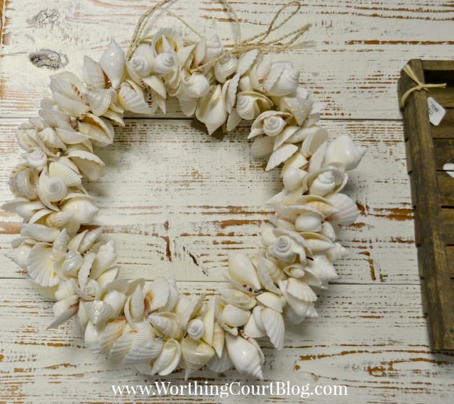Seashell wreath