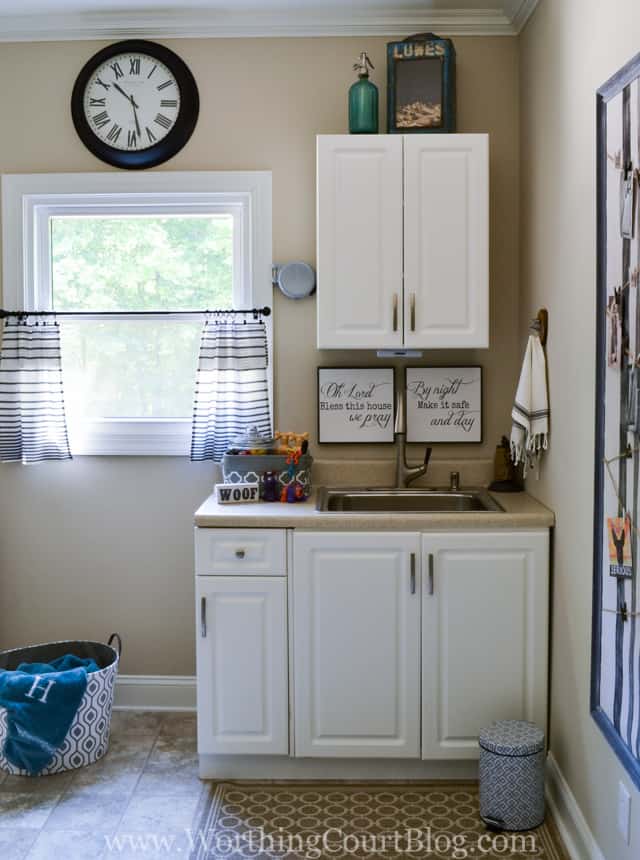 Remodeled laundry room