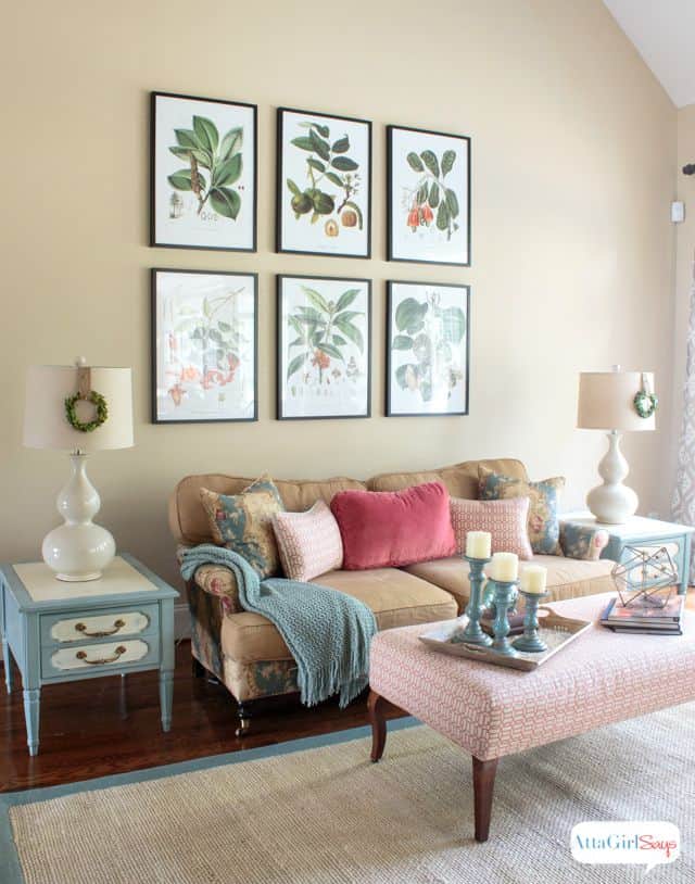 Vintage meets modern living room