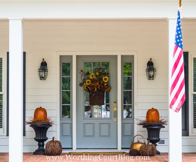 Easy And Simple Fall Front Porch