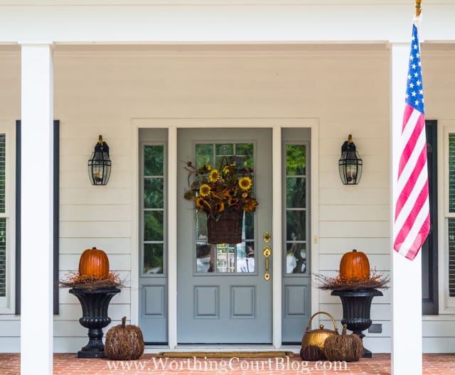 Easy And Simple Fall Front Porch